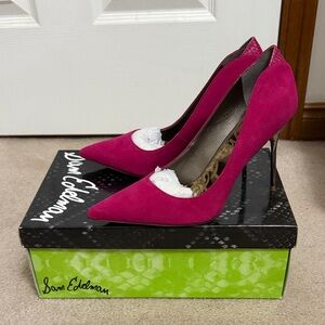 Sam Edelman pink suede heels - NWT - US 8